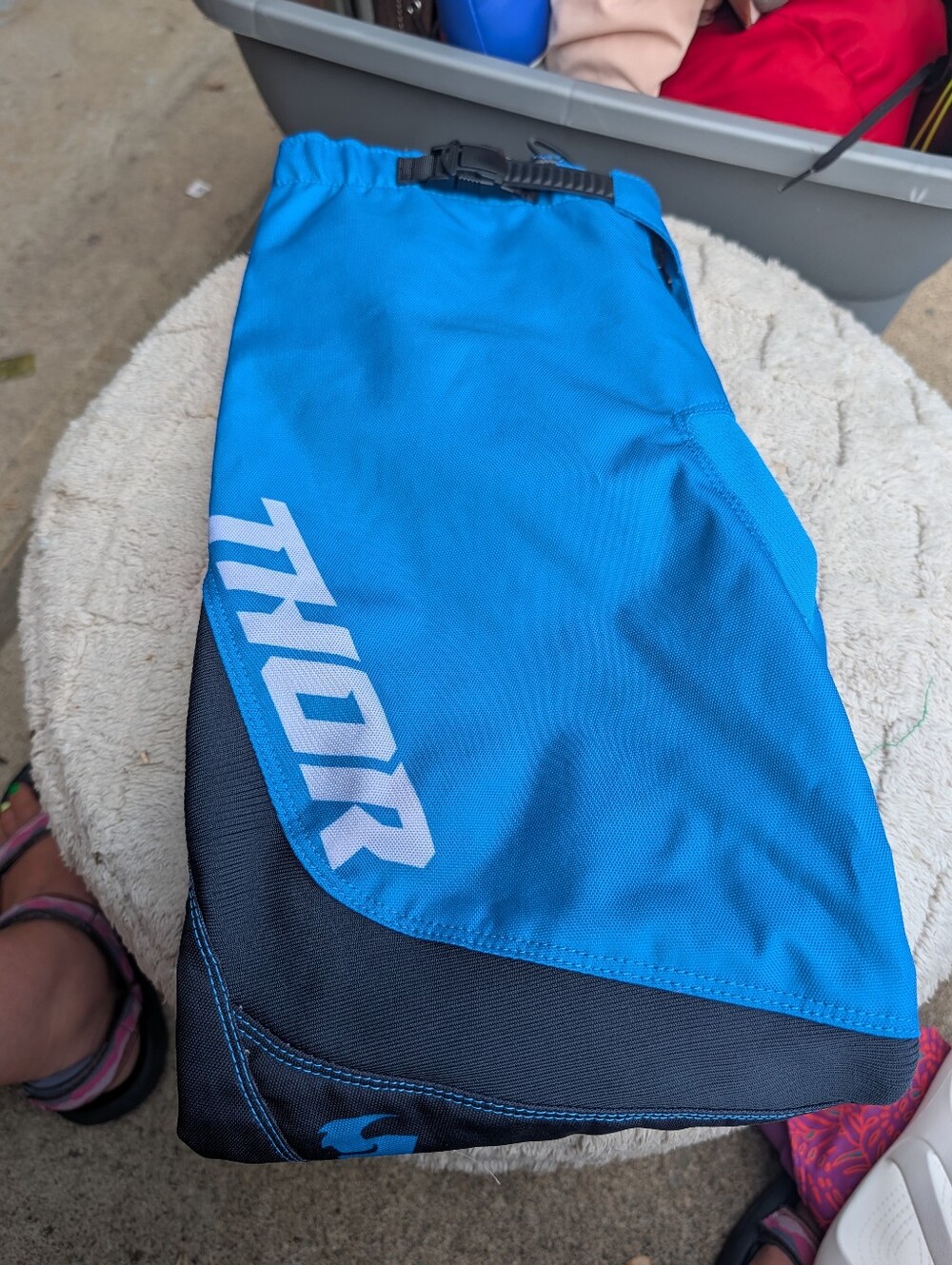 Thor Motorcross Pants Blue Size 28 Youth